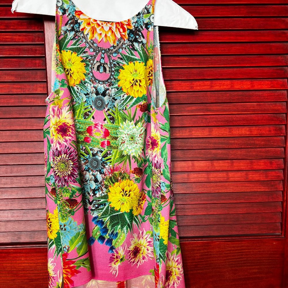 Clover Canyon Floral Top - high/low cut